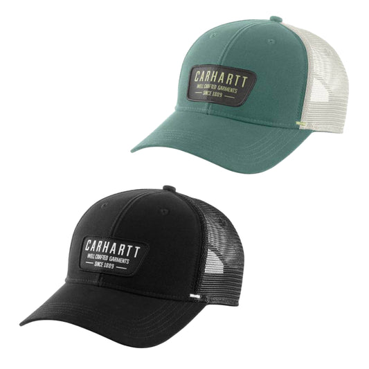 Carhartt Canvas Mesh-Back Crafted Patch Cap Trucker Hat 105452