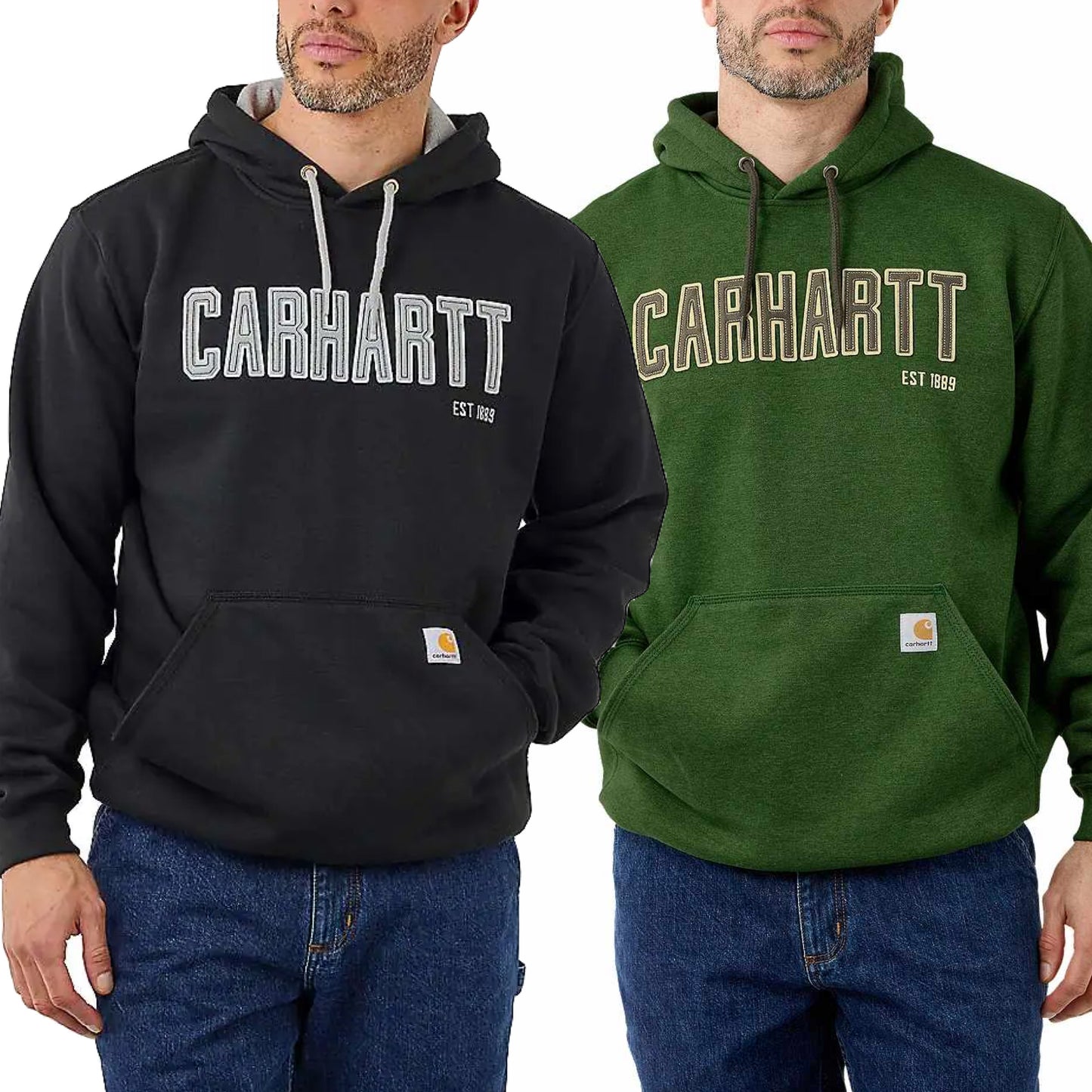 Carhartt Herren Midweight Felt Logo Graphic Sweatshirt Hoodie 105494