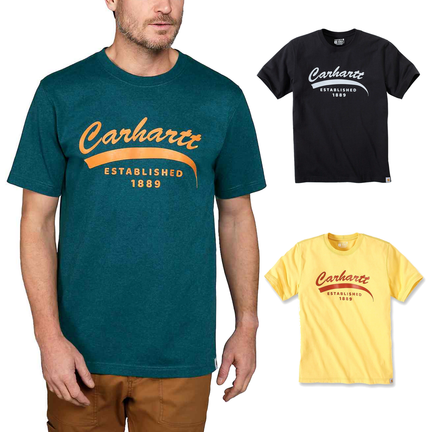 Carhartt Heavyweight Short Sleeve Logo T-Shirt 105714