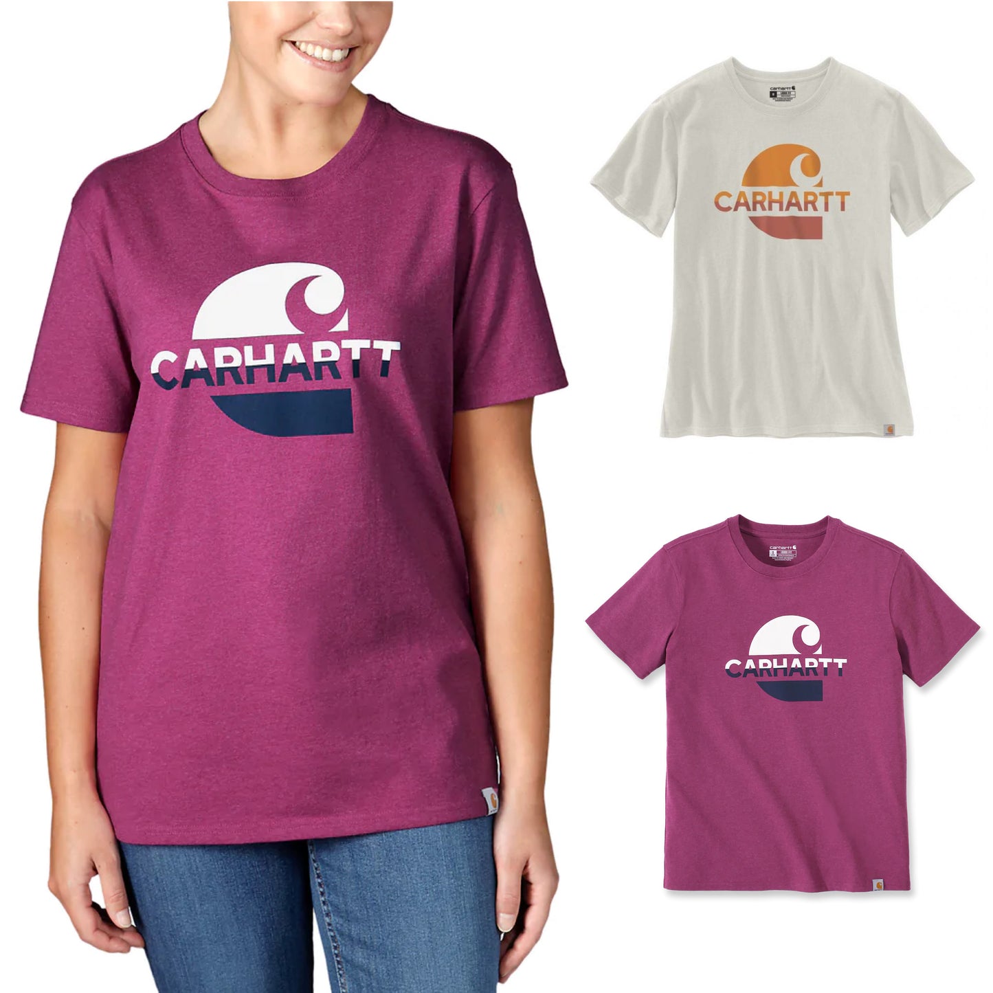 Carhartt Damen T-Shirt mit Carhartt Graphic Logo 105738