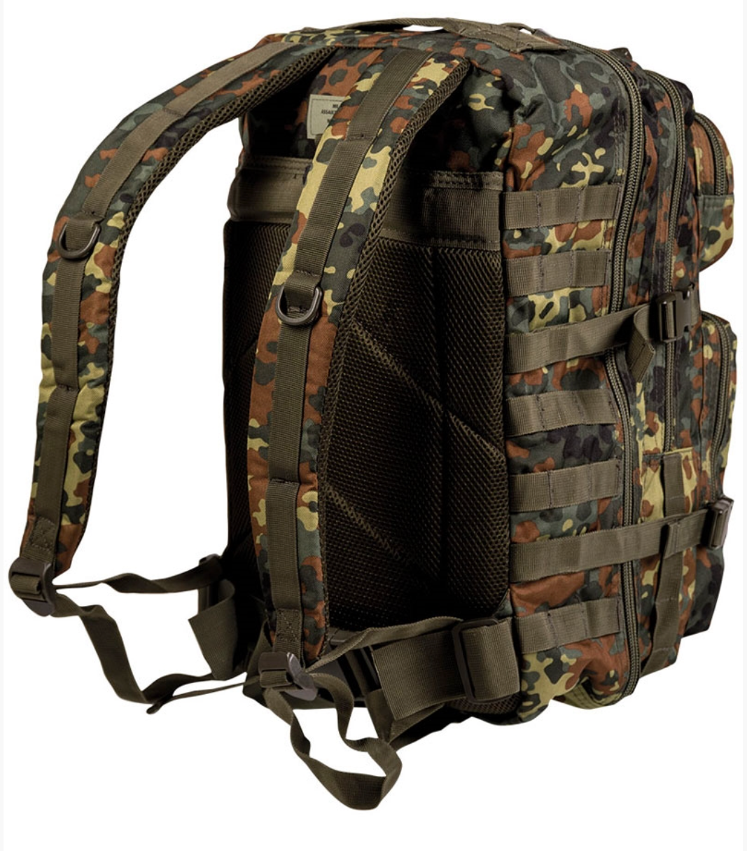 Mil-Tec US Assault Pack LG Rucksack Flecktarn