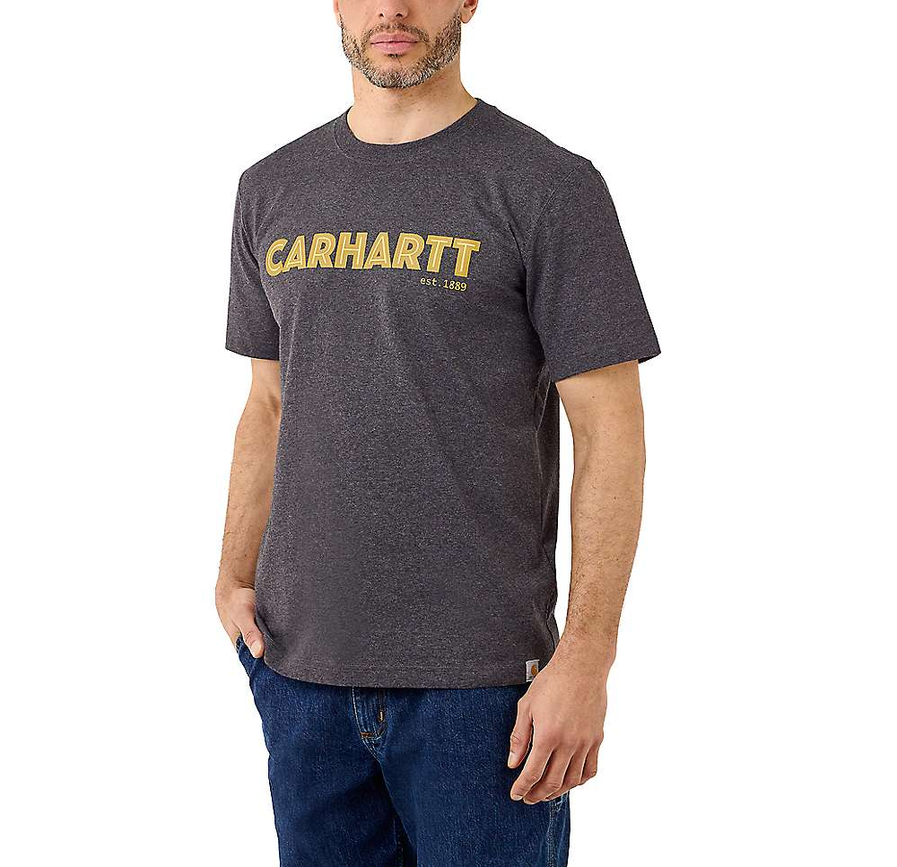 Carhartt Logo Heavyweight Short Sleeve T-Shirt 105647