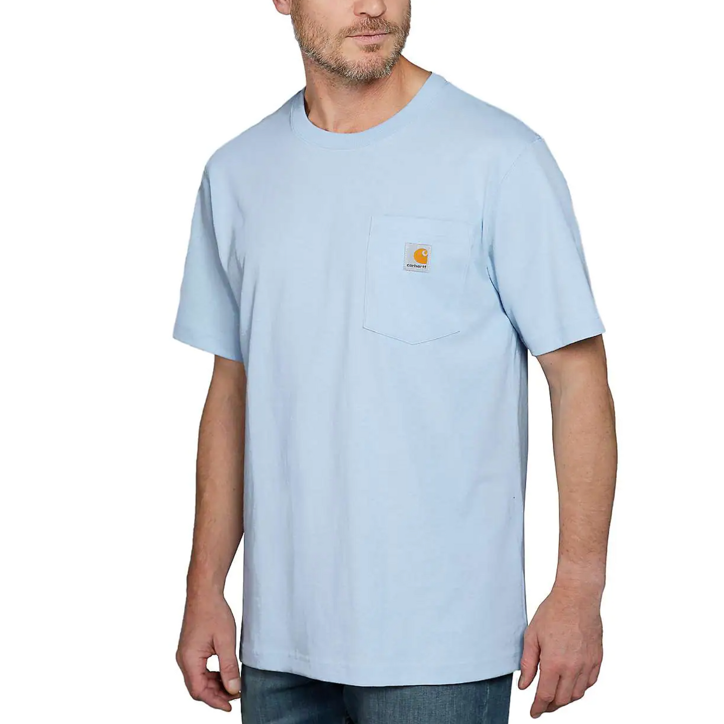 Carhartt K87 Pocket Short Sleeve T-Shirt mit Brusttasche Moonstone 103296