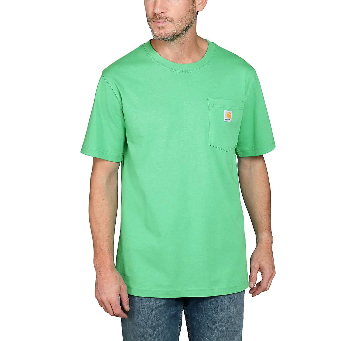 Carhartt K87 Pocket Short Sleeve T-Shirt mit Brusttasche Malachite 103296