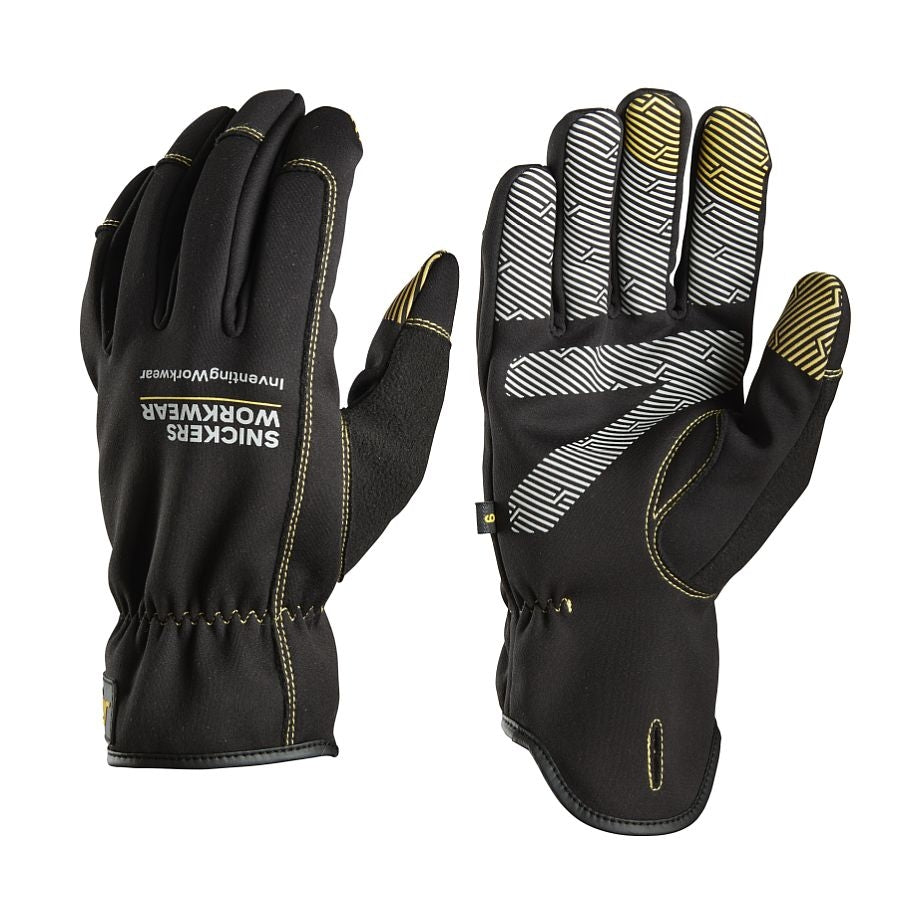 Snickers Weather Flex Dry Gloves Handschuhe Schwarz 9562